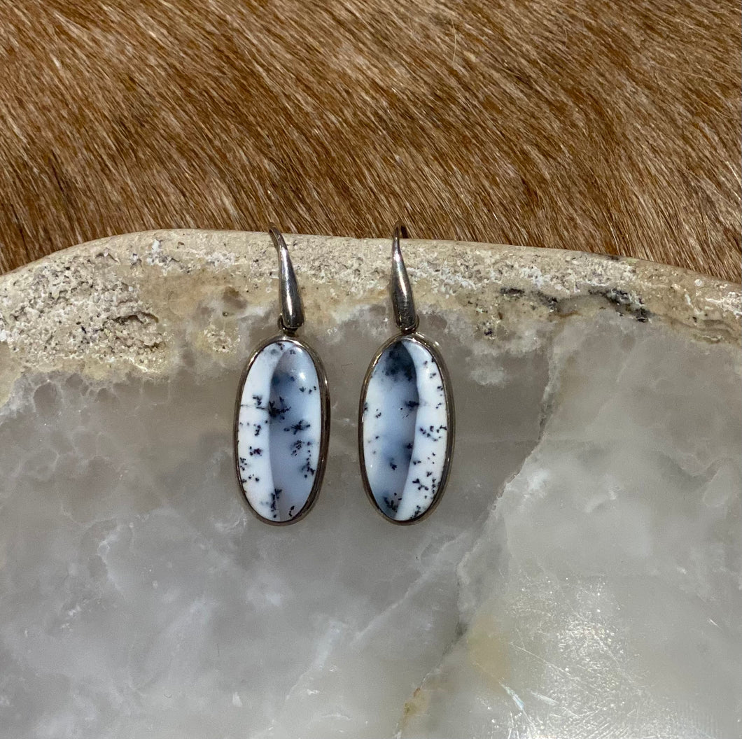 Silver Stone Earring