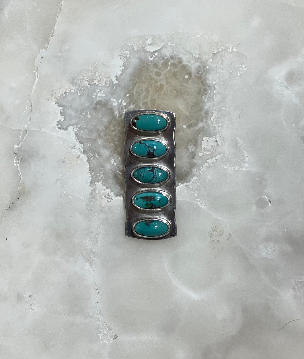 Turquoise Oval Drop Pendant