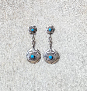 Concho Post Dangle Earring