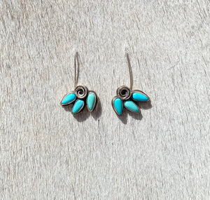Turquoise Leaf Earrings