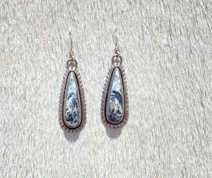 White Buffalo Dangle Earring