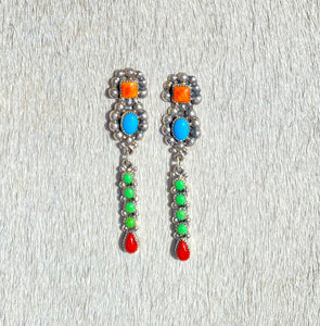 Multi Stone Dot Drop