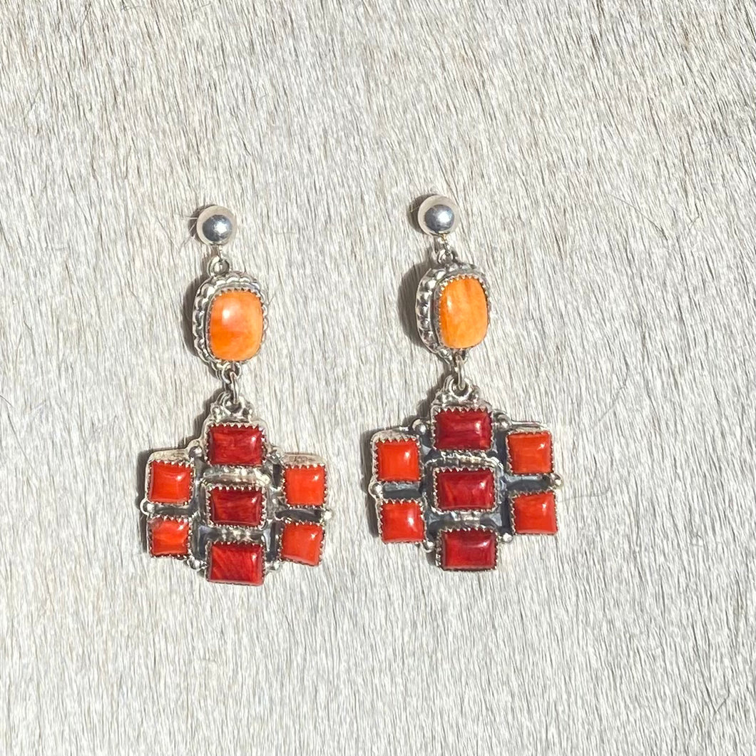 Multi Stone Earrings