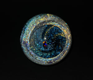 Vortex Marble Storm with Opal