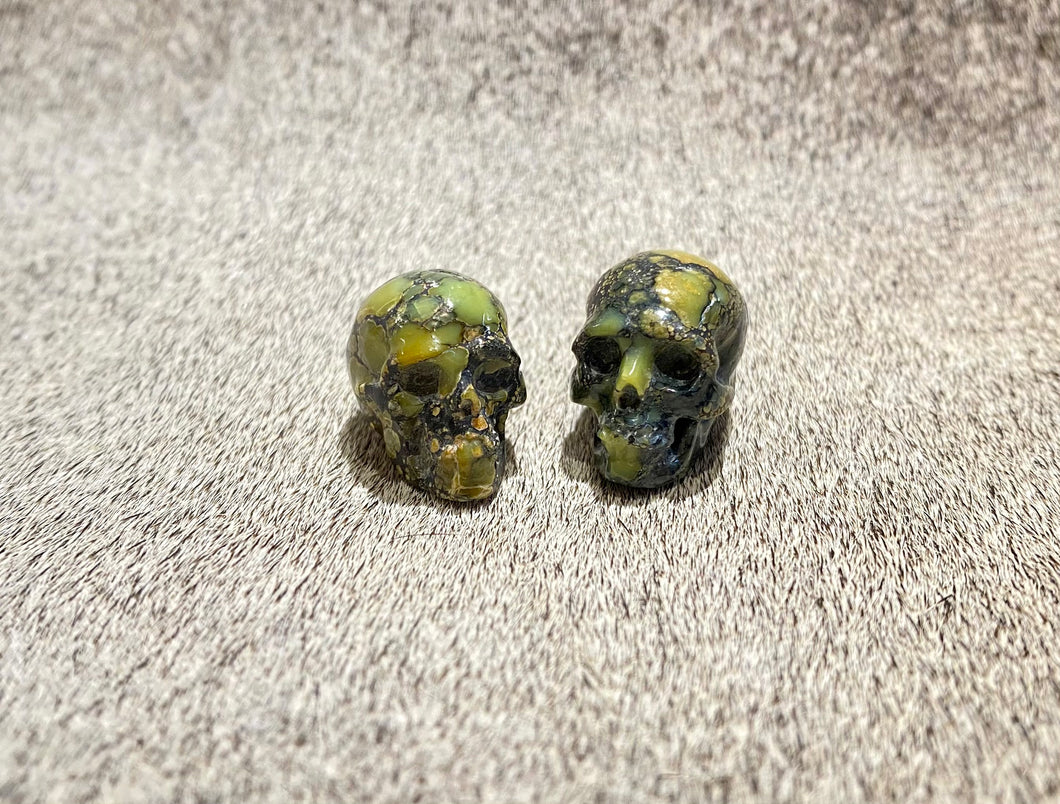 Peacock Ore Skull