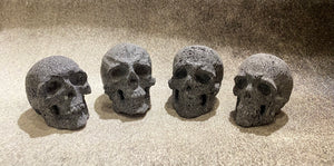 Carved Lava Skull