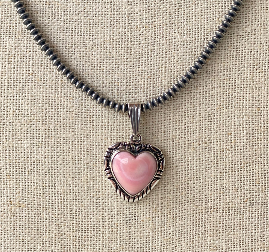 Shell Heart Pendant