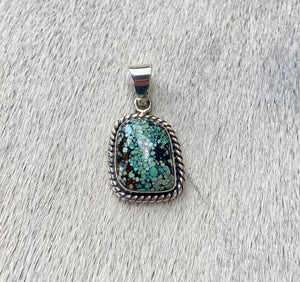 Turquoise Square Pendant