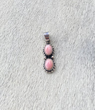Load image into Gallery viewer, Shell Double Stone Pendant
