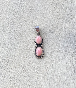 Shell Double Stone Pendant