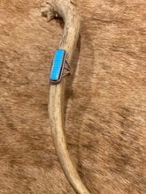 Load image into Gallery viewer, Opal Blue Rect. Ring sz. 10
