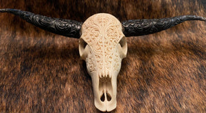 Carved Cow head