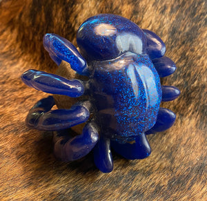 Blue Resine Spider