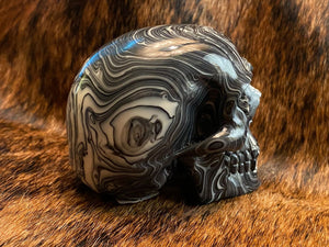 Black/White Resine Skull