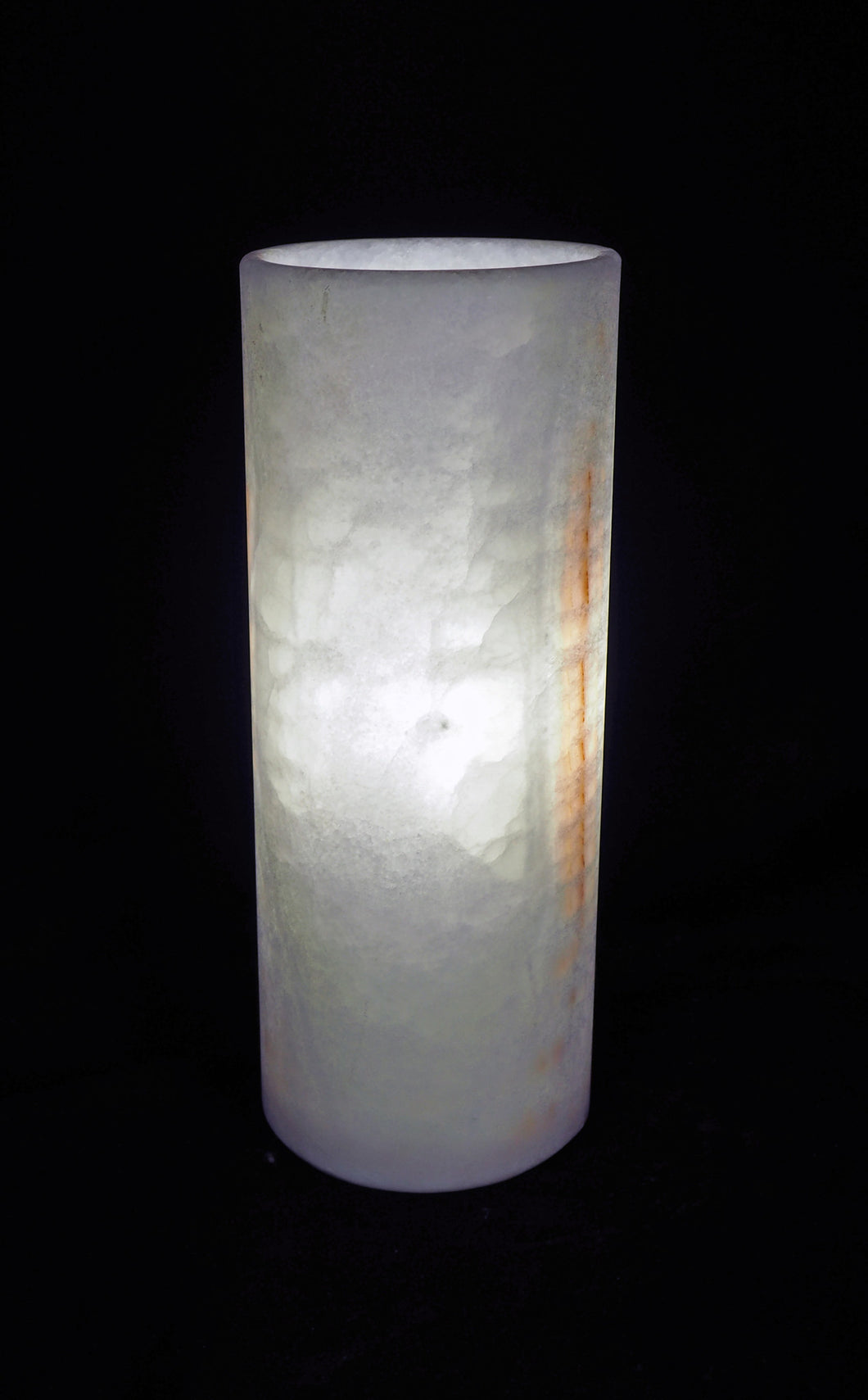 Cylindrical Carmel Onyx Lamp 3012