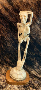 Skeleton With a Knife