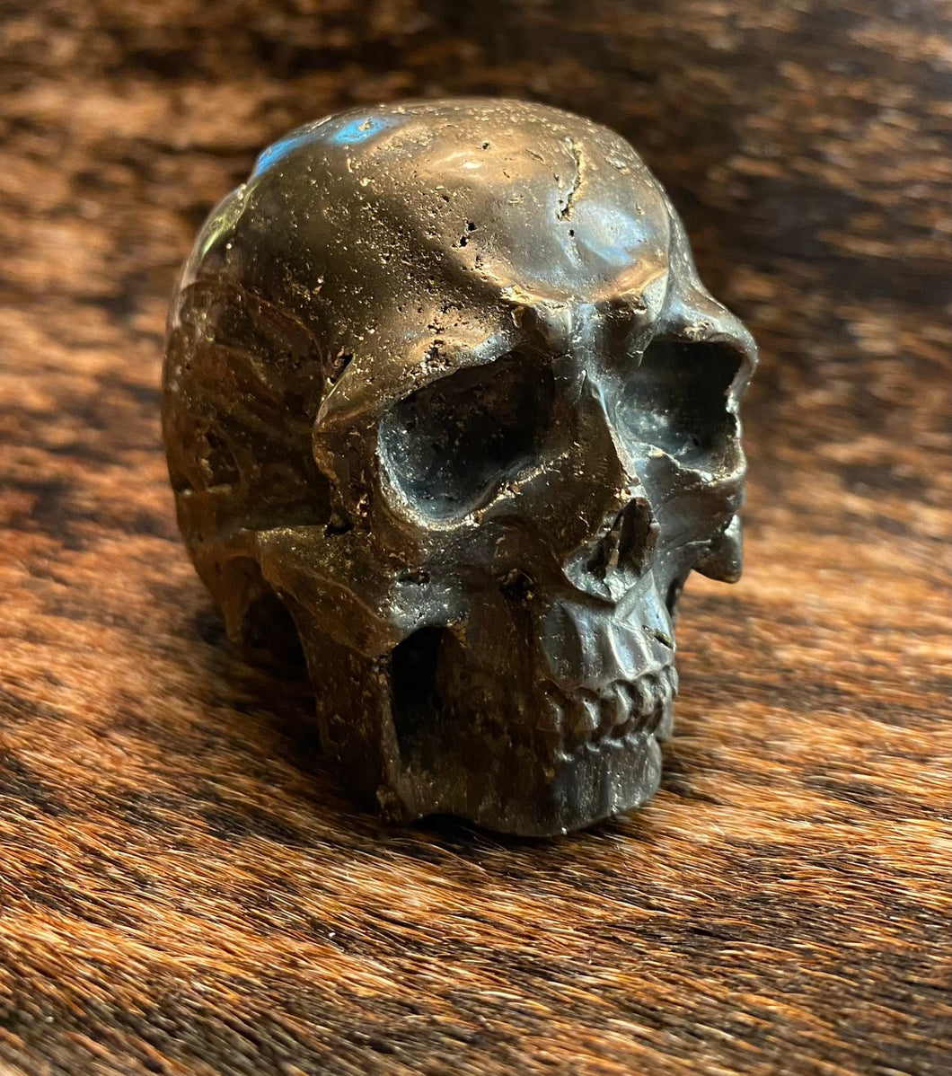Pyrite Skull