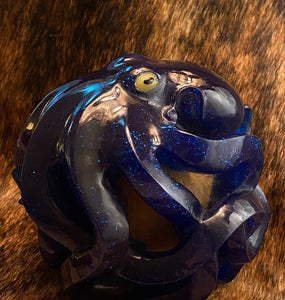 Blue Resine Octopus