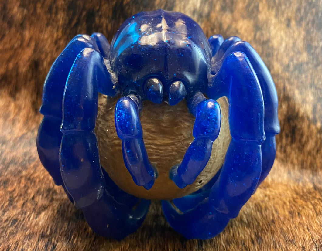 Blue Resine Spider